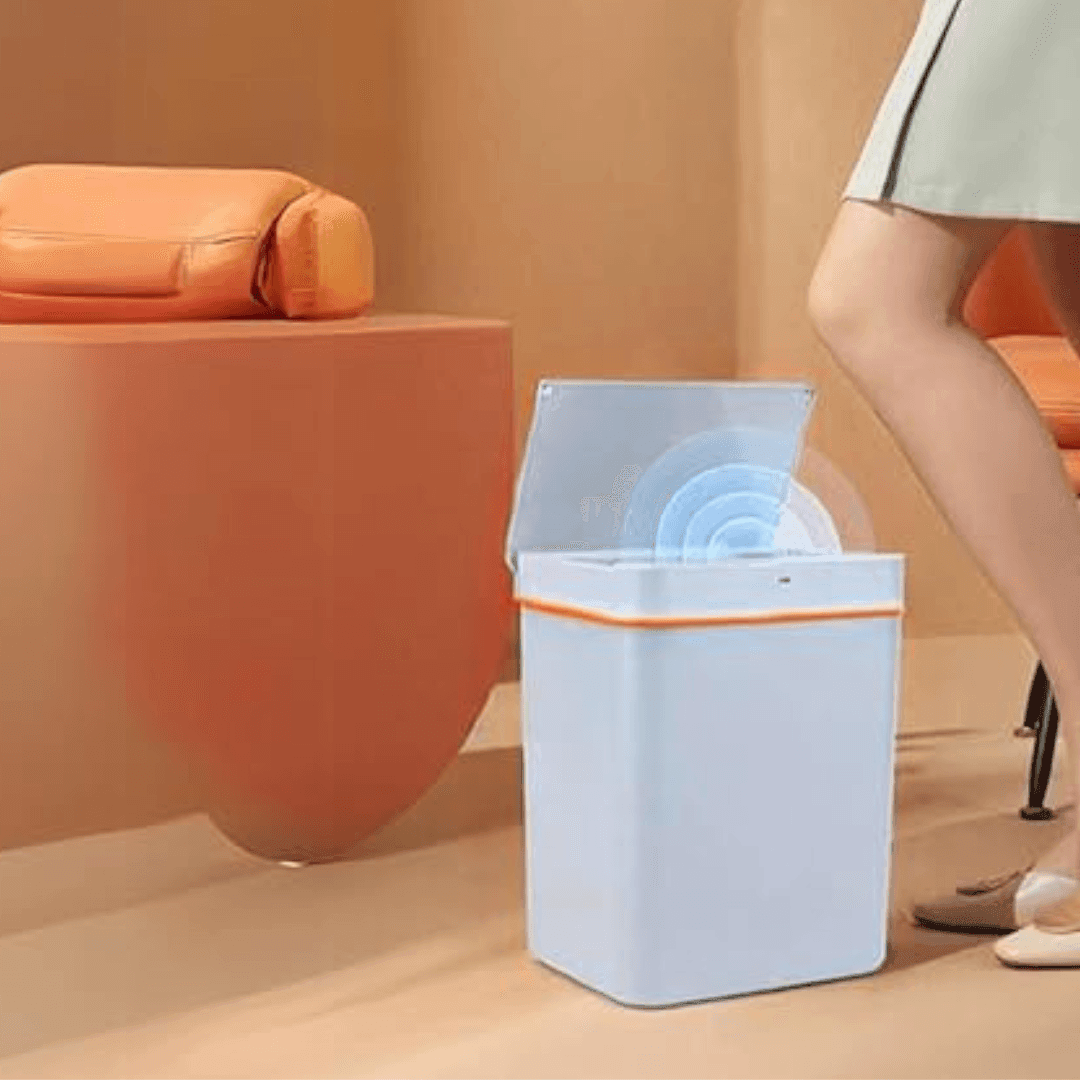 Lixeira eletrônica Sensor 15L - Branca